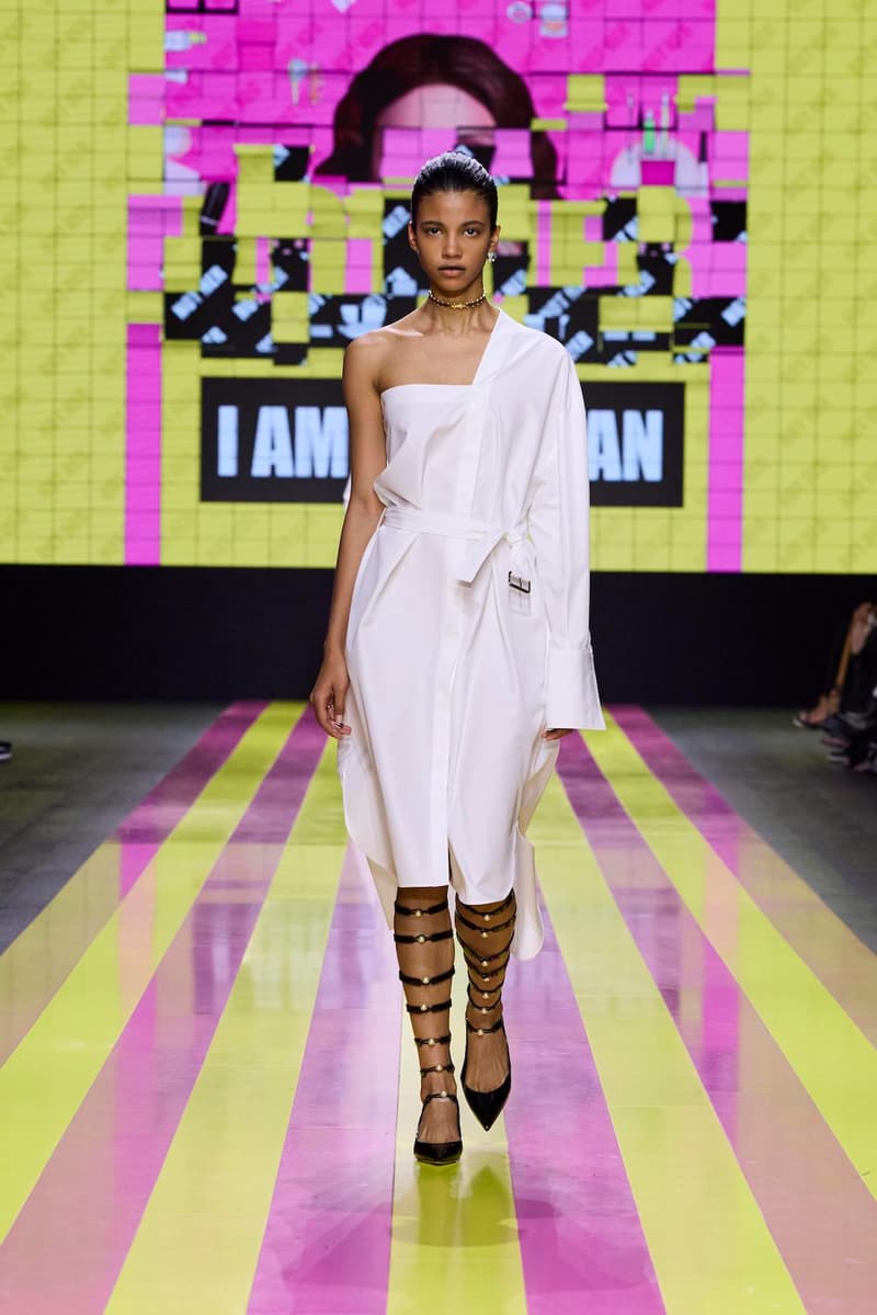 dior 2024 ss paris fashion show week looks set artist story