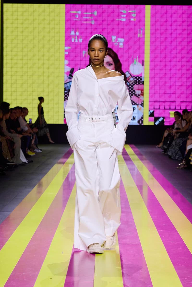 dior 2024 ss paris fashion show week looks set artist story