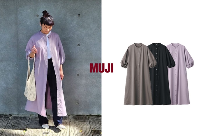 入秋的層次穿搭:MUJI 店員們一致好評的襯衫洋裝,多種穿法高 CP 值!