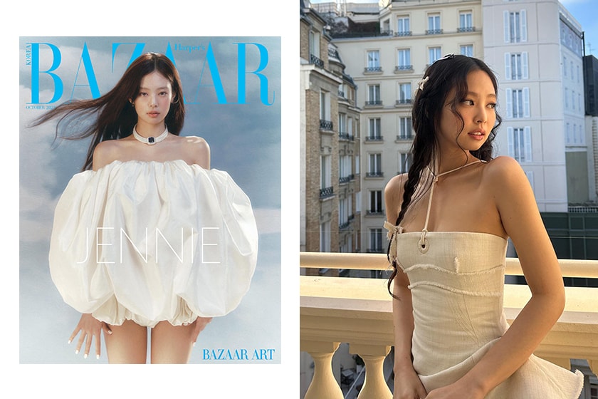 BLACKPINK Jennie in Jacquemus Harpers Bazaar Korea 2023 October Cover Issue