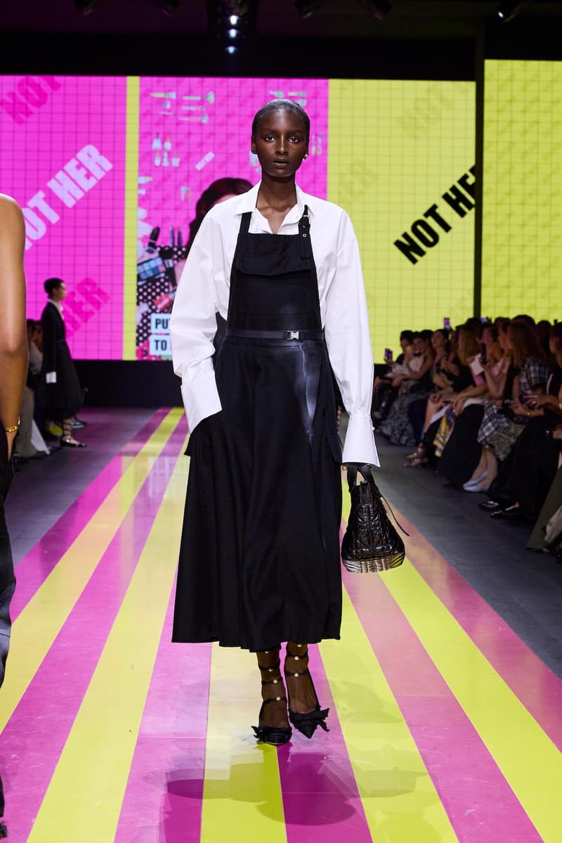 dior 2024 ss paris fashion show week looks set artist story
