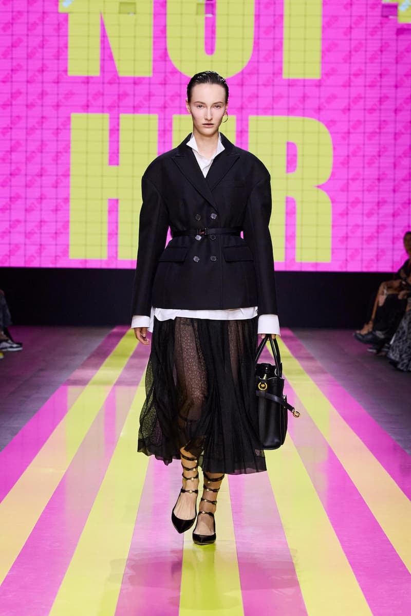 dior 2024 ss paris fashion show week looks set artist story