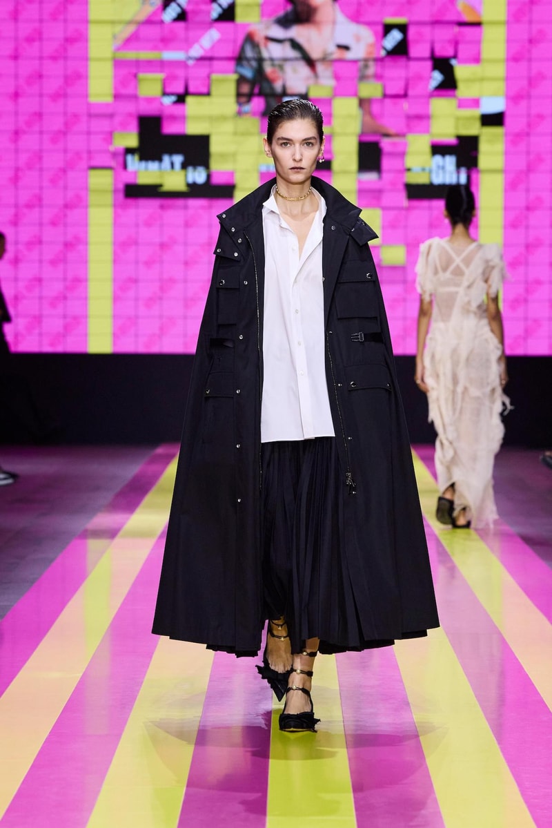 dior 2024 ss paris fashion show week looks set artist story