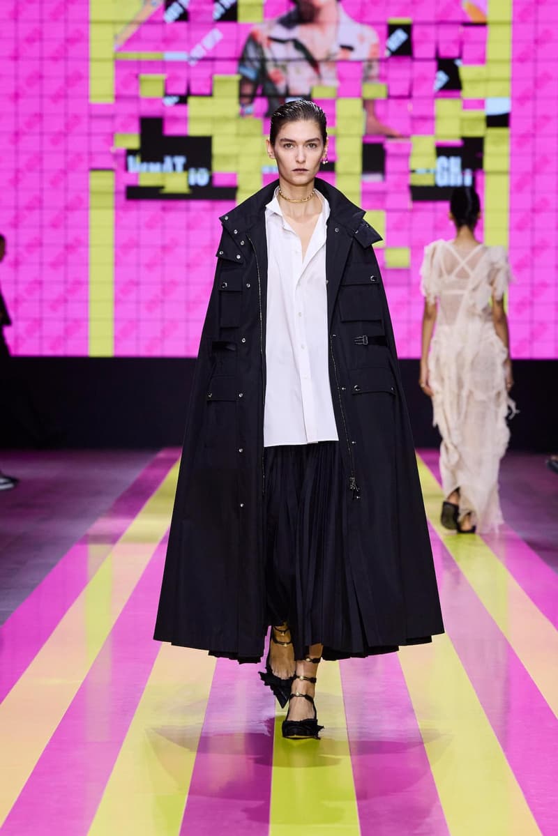 dior 2024 ss paris fashion show week looks set artist story