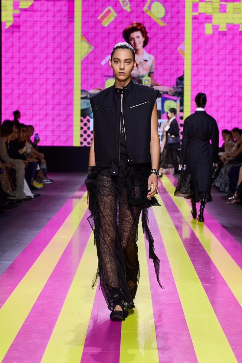dior 2024 ss paris fashion show week looks set artist story