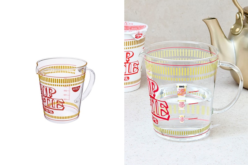 Nissin new cup noodles measuring cup 