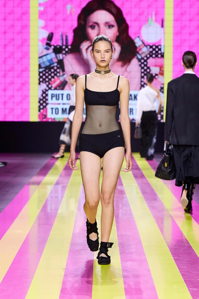dior 2024 ss paris fashion show week looks set artist story