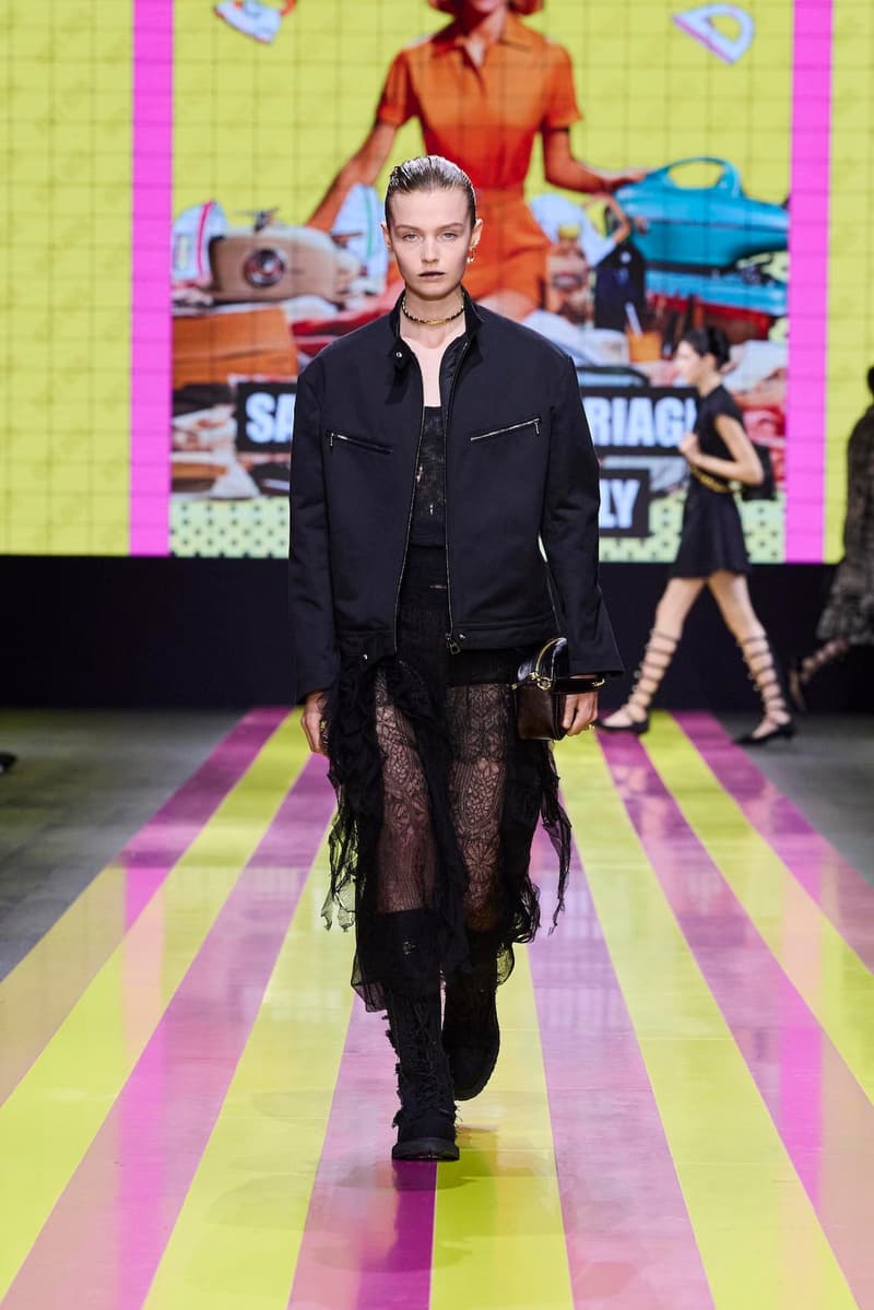 dior 2024 ss paris fashion show week looks set artist story