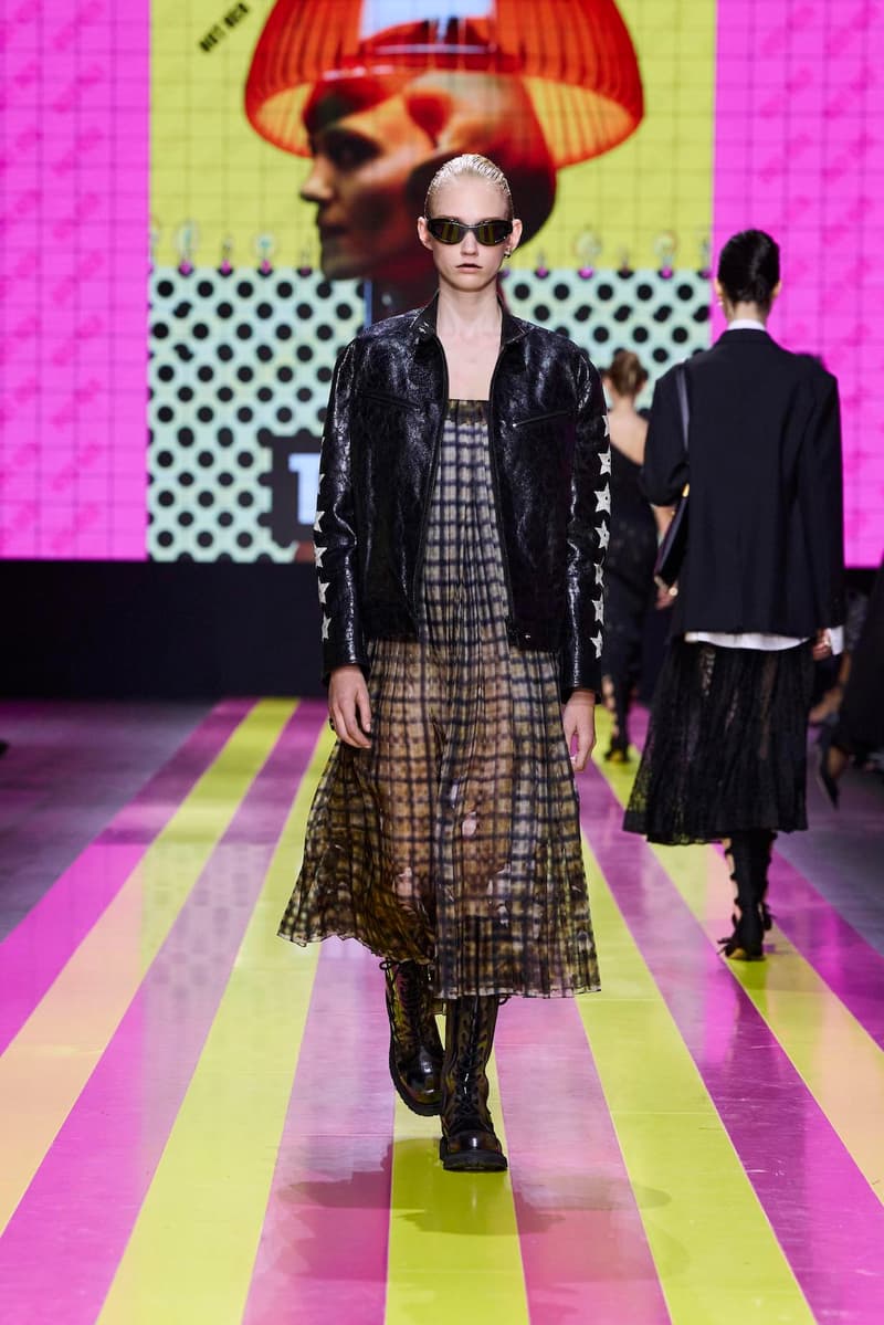 dior 2024 ss paris fashion show week looks set artist story