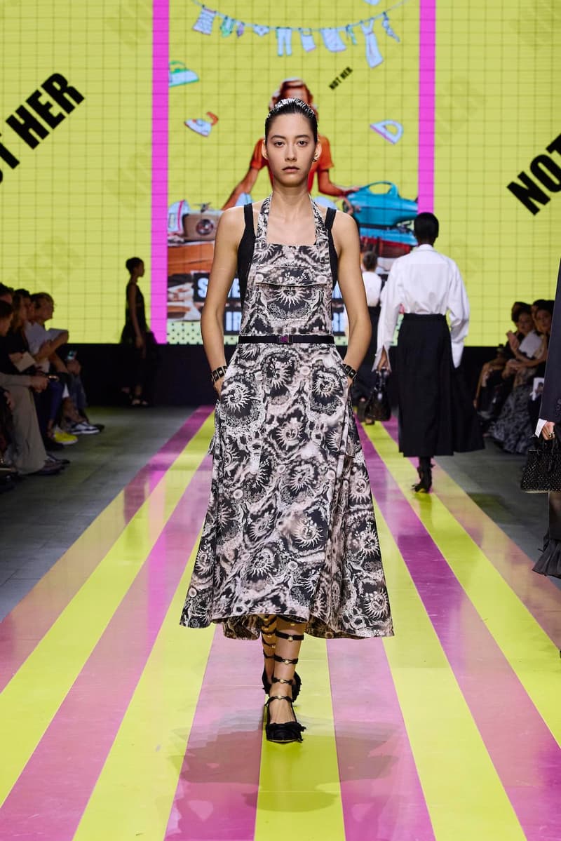 dior 2024 ss paris fashion show week looks set artist story