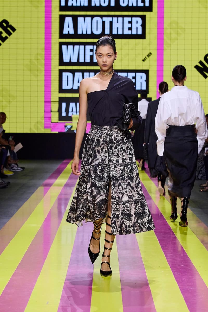 dior 2024 ss paris fashion show week looks set artist story