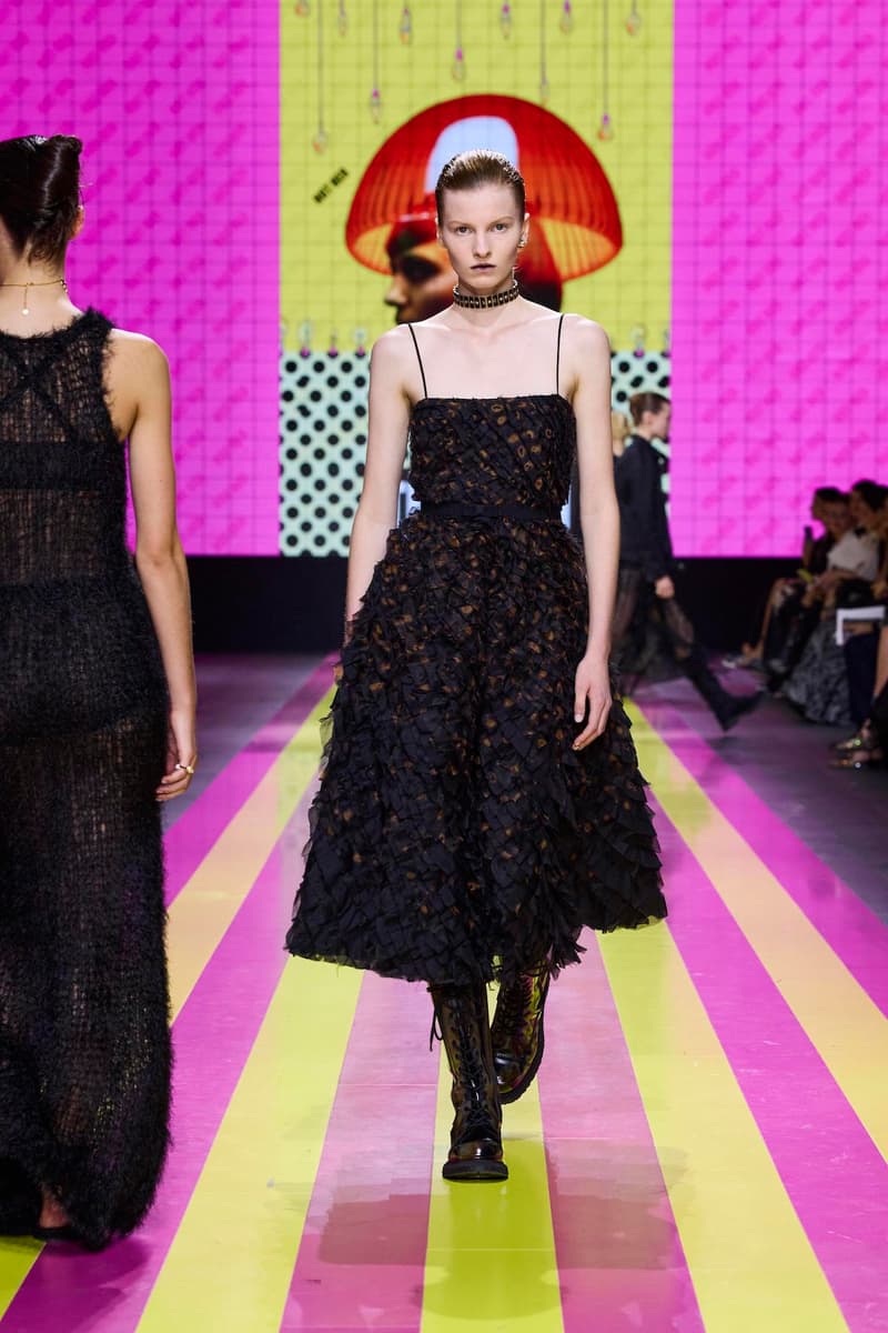 dior 2024 ss paris fashion show week looks set artist story
