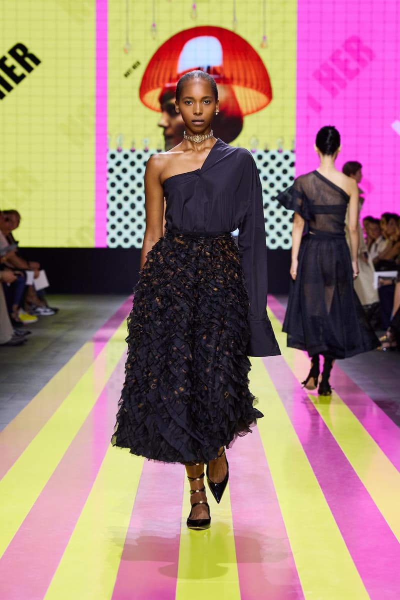 dior 2024 ss paris fashion show week looks set artist story