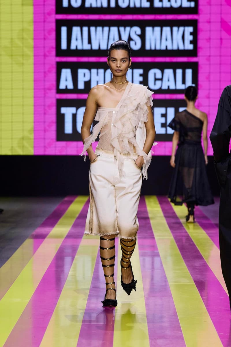 dior 2024 ss paris fashion show week looks set artist story