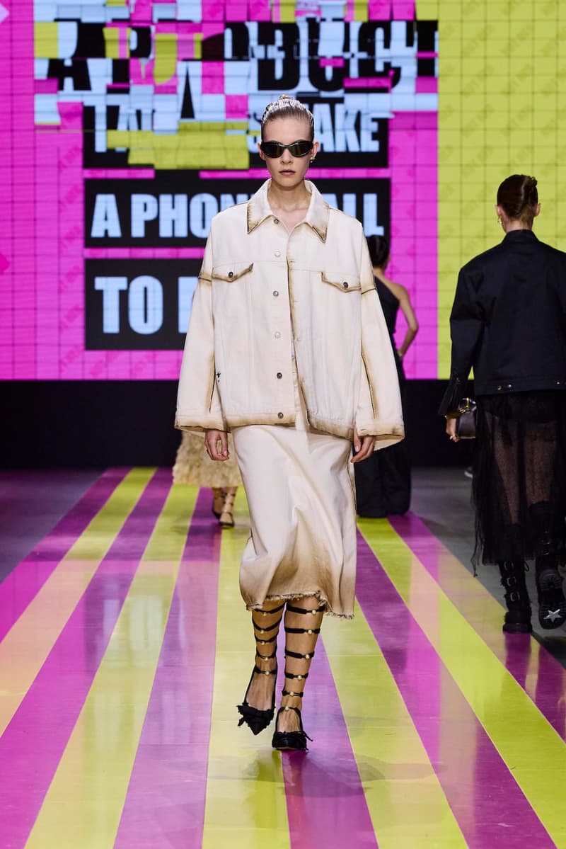 dior 2024 ss paris fashion show week looks set artist story