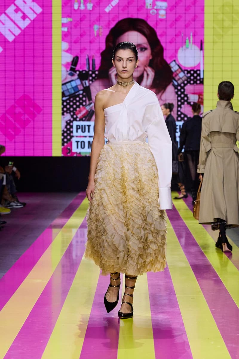 dior 2024 ss paris fashion show week looks set artist story