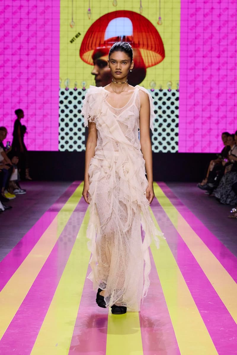 dior 2024 ss paris fashion show week looks set artist story