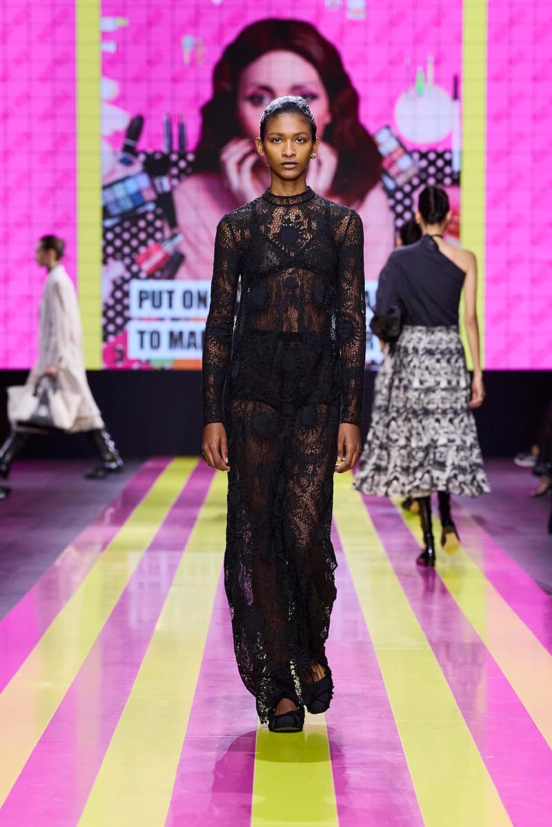 dior 2024 ss paris fashion show week looks set artist story