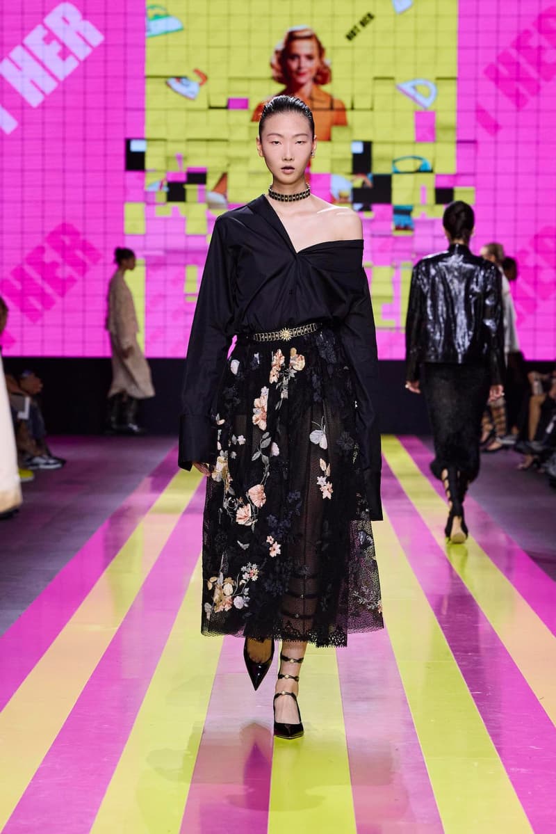 dior 2024 ss paris fashion show week looks set artist story