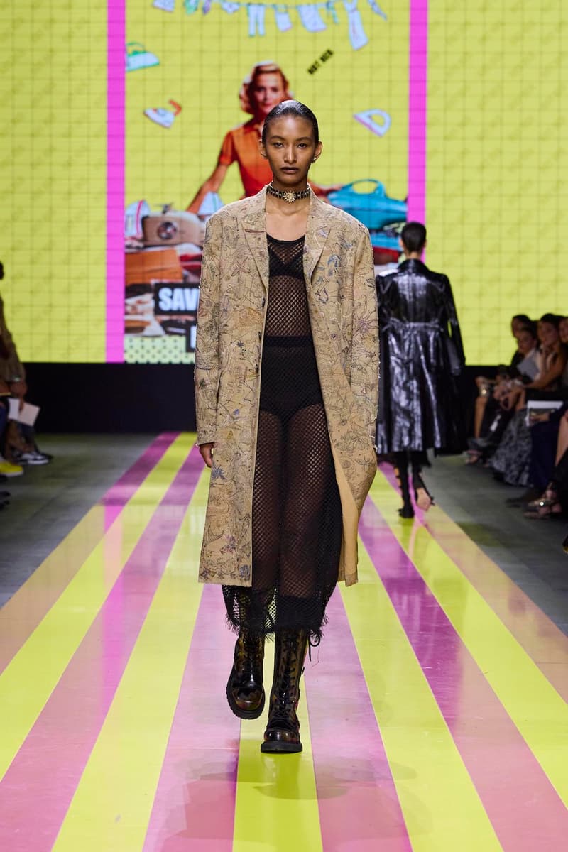 dior 2024 ss paris fashion show week looks set artist story