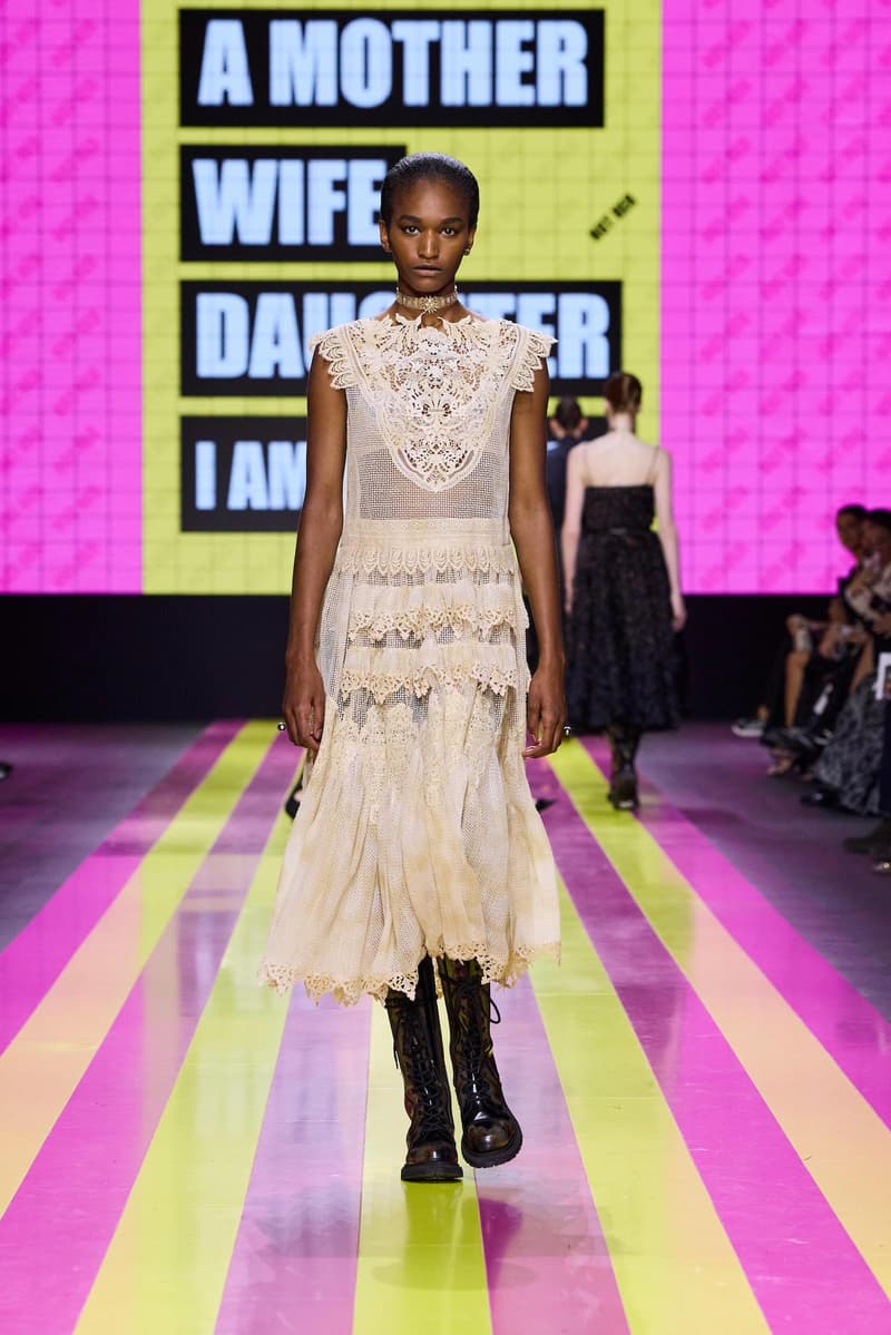 dior 2024 ss paris fashion show week looks set artist story