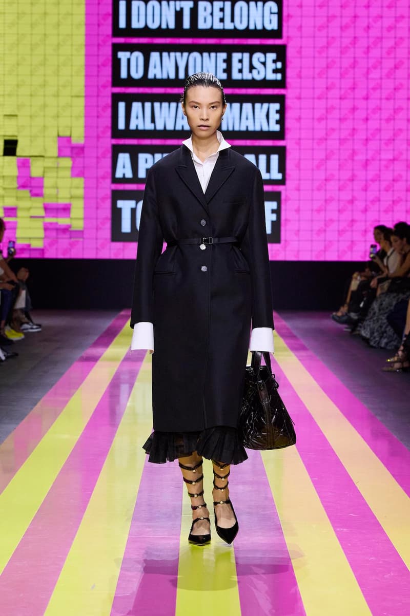 dior 2024 ss paris fashion show week looks set artist story