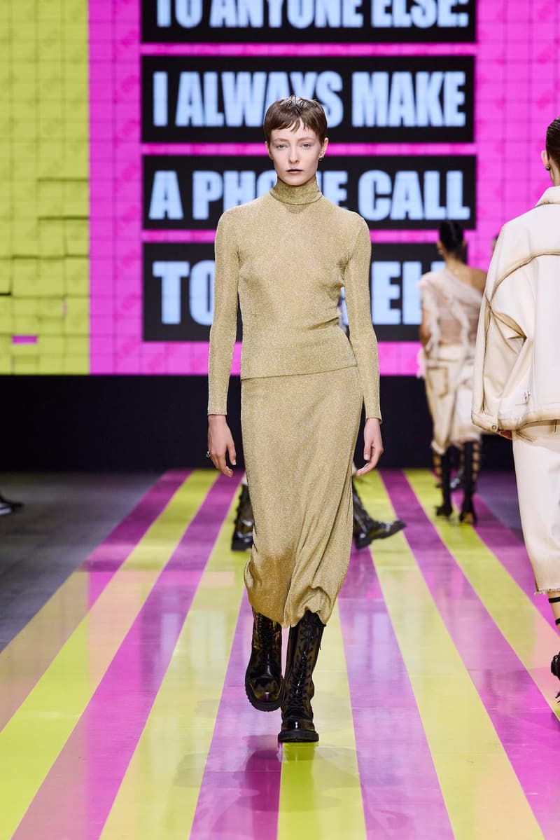 dior 2024 ss paris fashion show week looks set artist story