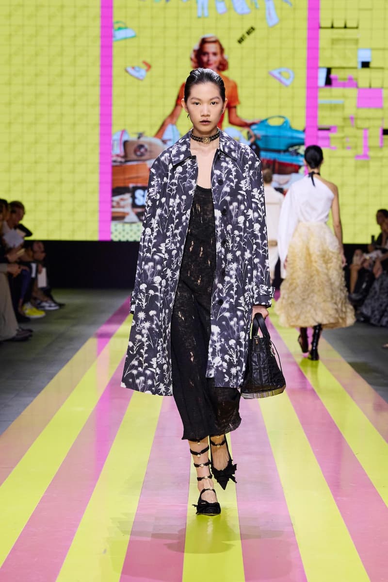 dior 2024 ss paris fashion show week looks set artist story