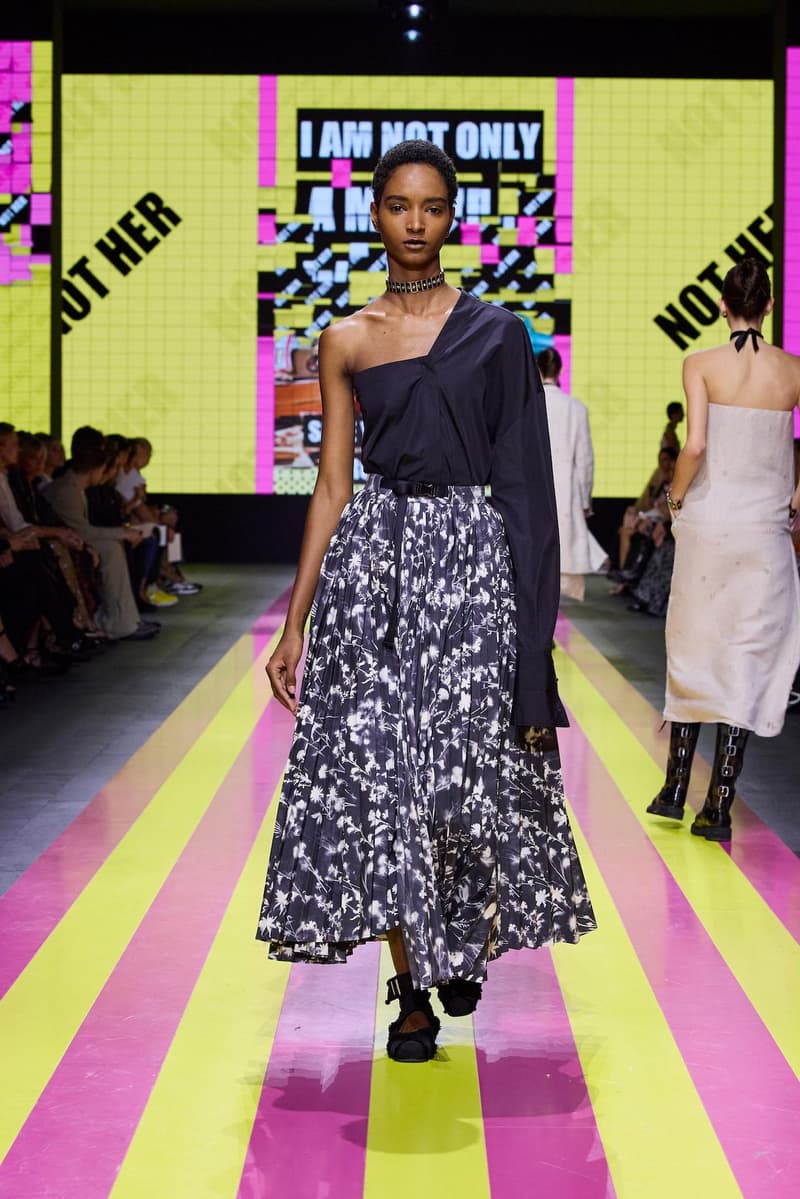 dior 2024 ss paris fashion show week looks set artist story
