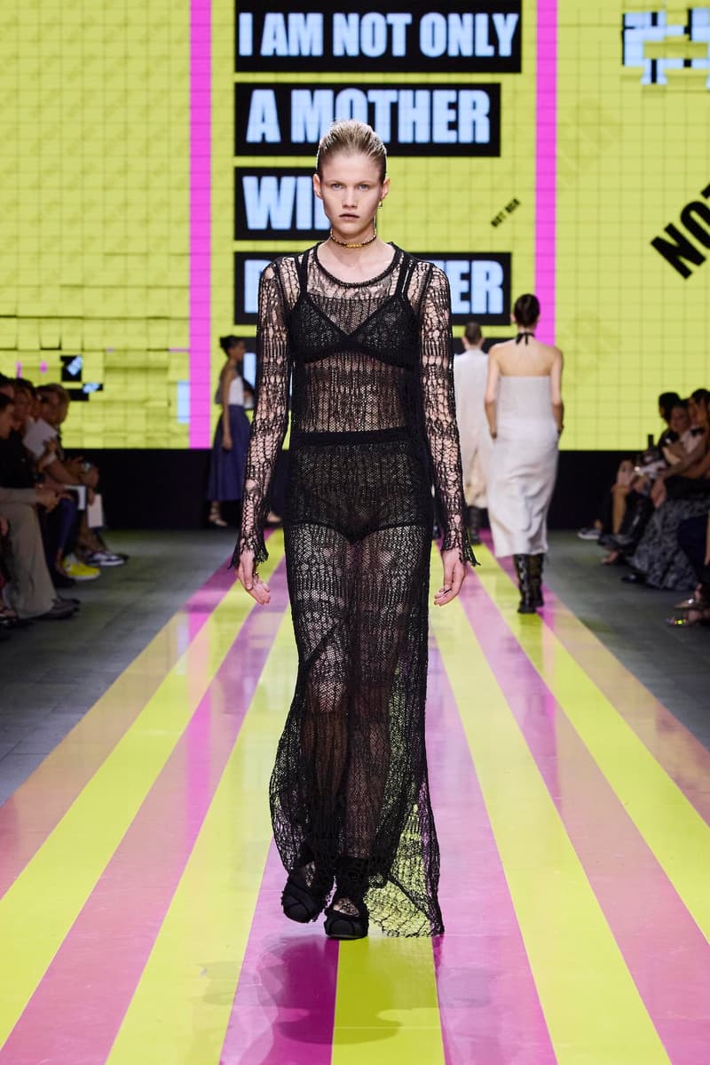 dior 2024 ss paris fashion show week looks set artist story