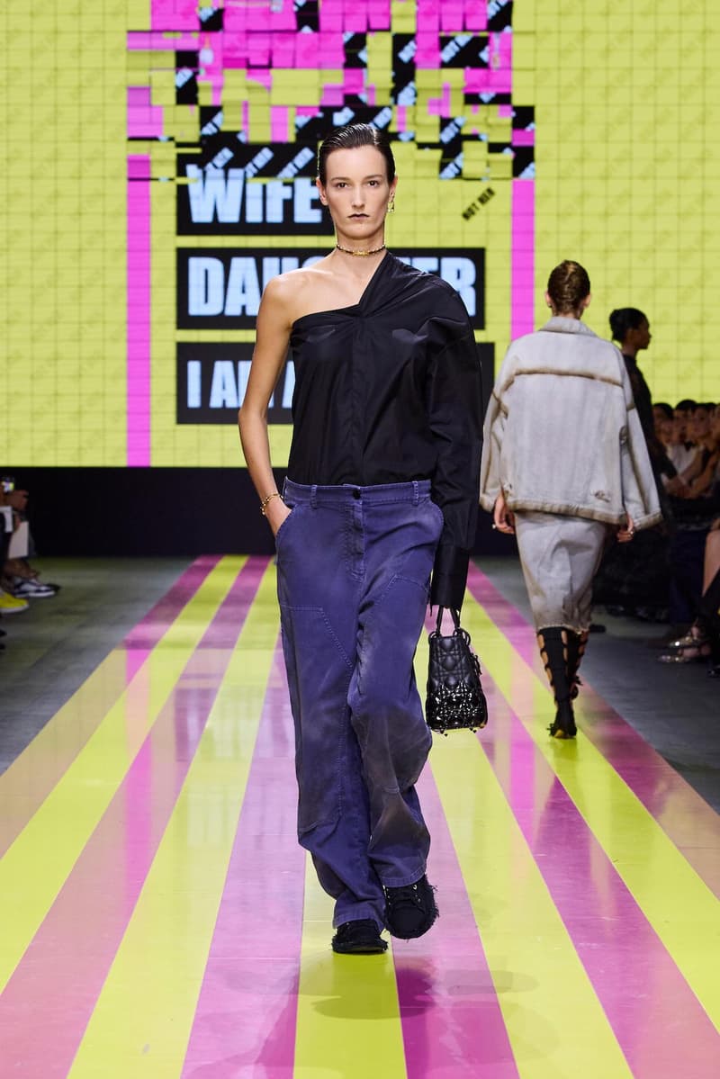 dior 2024 ss paris fashion show week looks set artist story