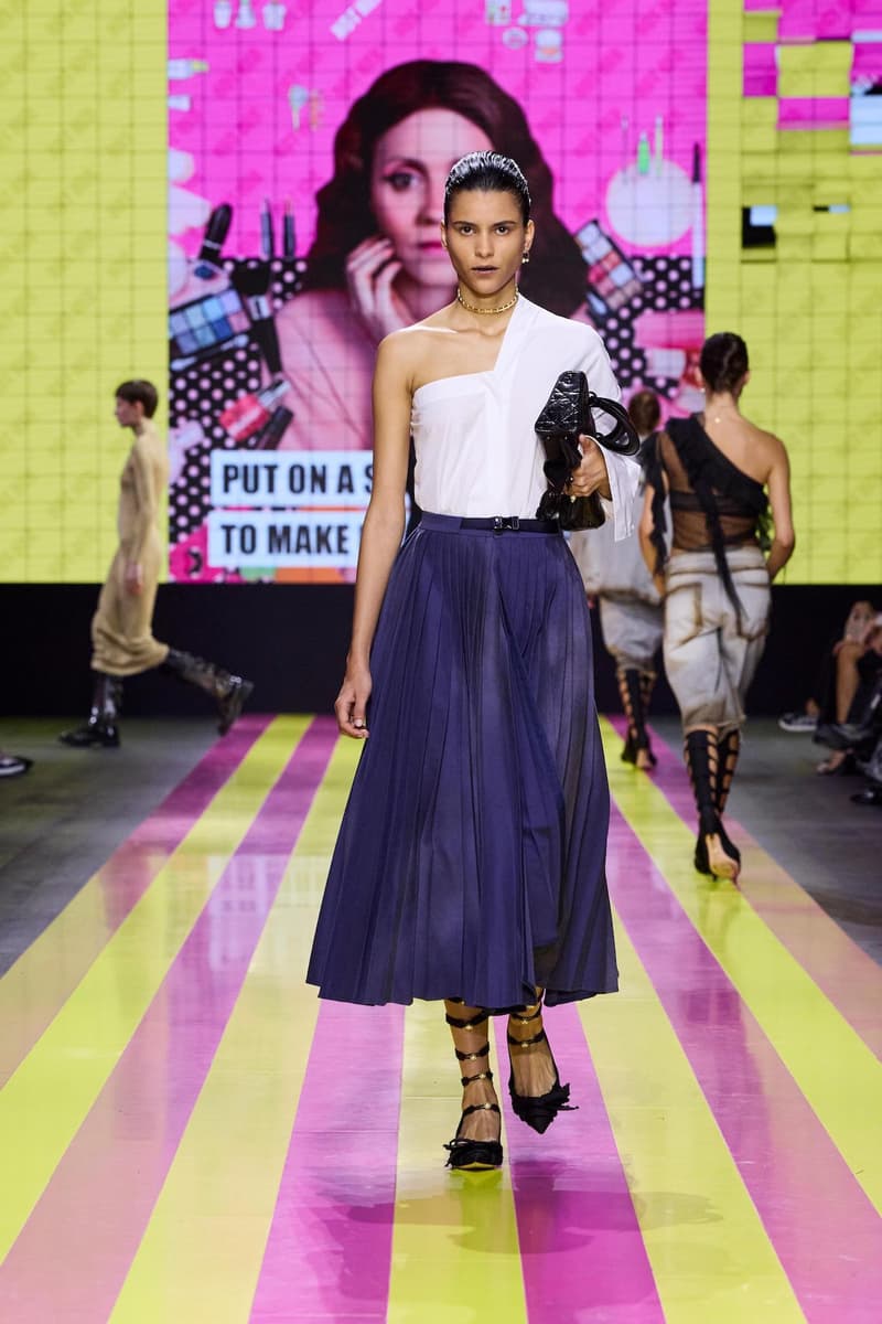 dior 2024 ss paris fashion show week looks set artist story
