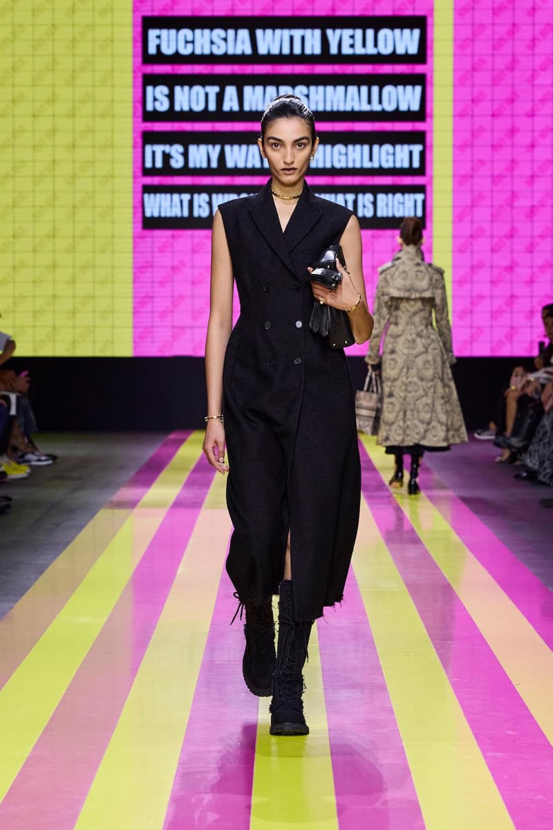 dior 2024 ss paris fashion show week looks set artist story