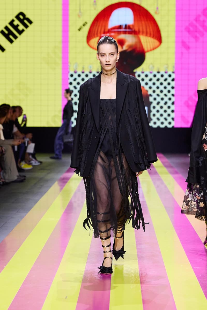 dior 2024 ss paris fashion show week looks set artist story