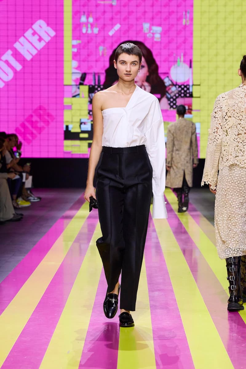 dior 2024 ss paris fashion show week looks set artist story
