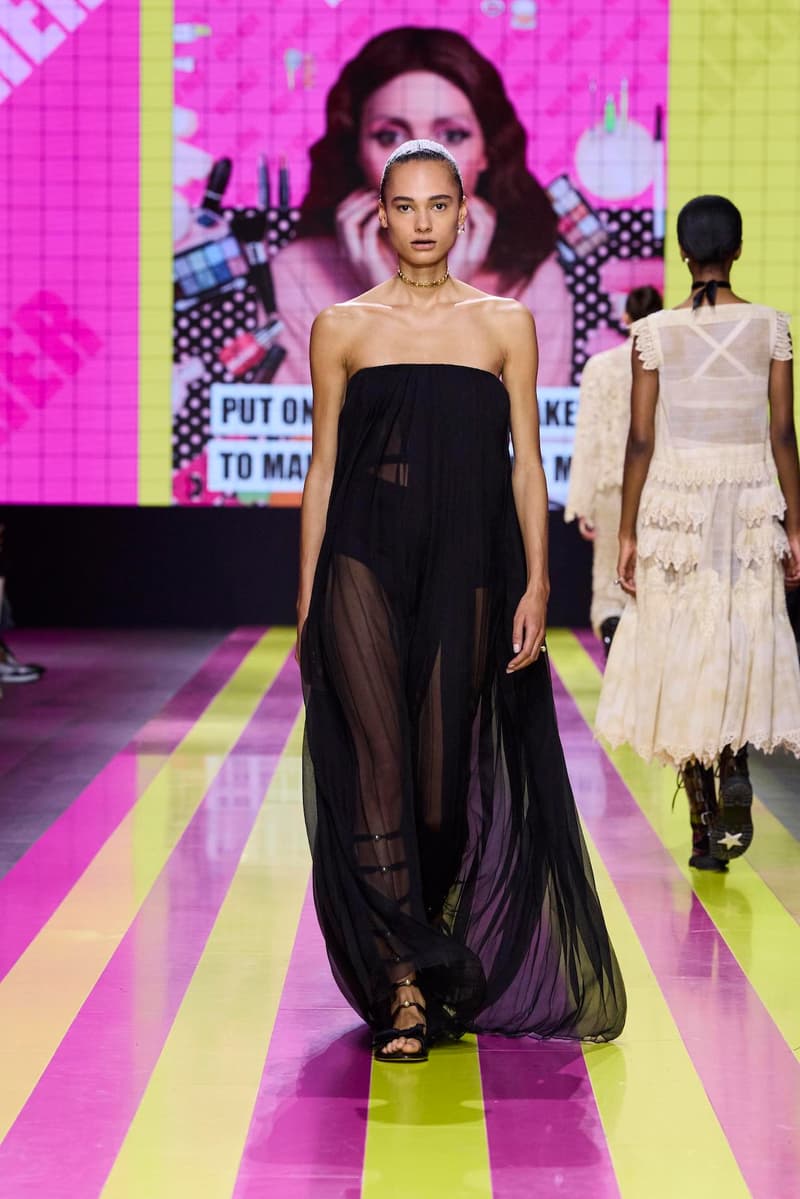 dior 2024 ss paris fashion show week looks set artist story