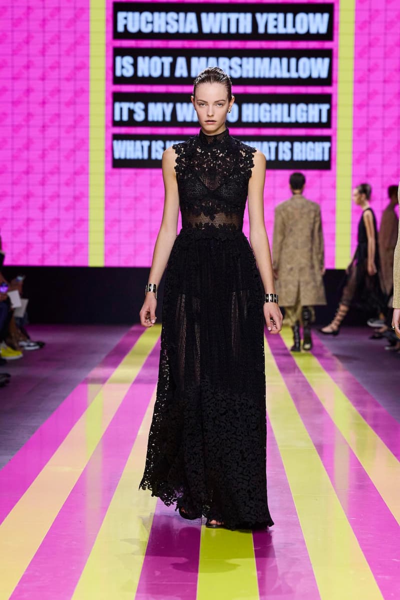 dior 2024 ss paris fashion show week looks set artist story
