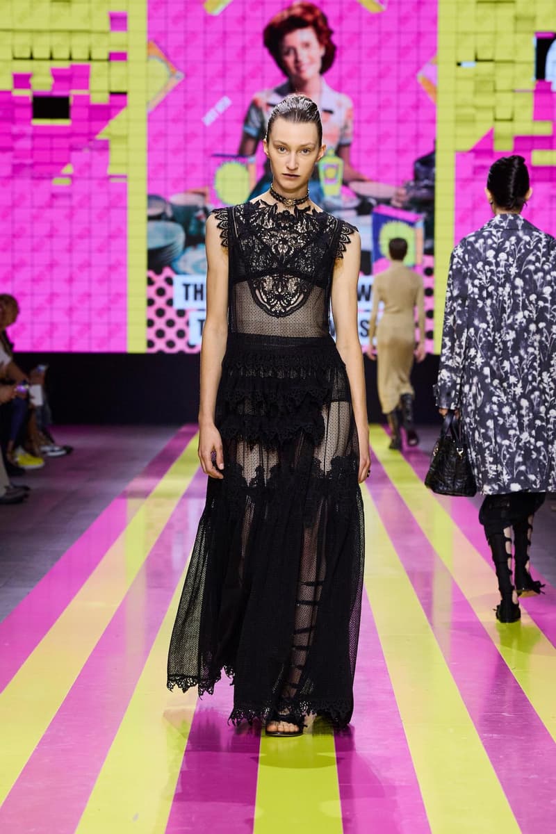 dior 2024 ss paris fashion show week looks set artist story