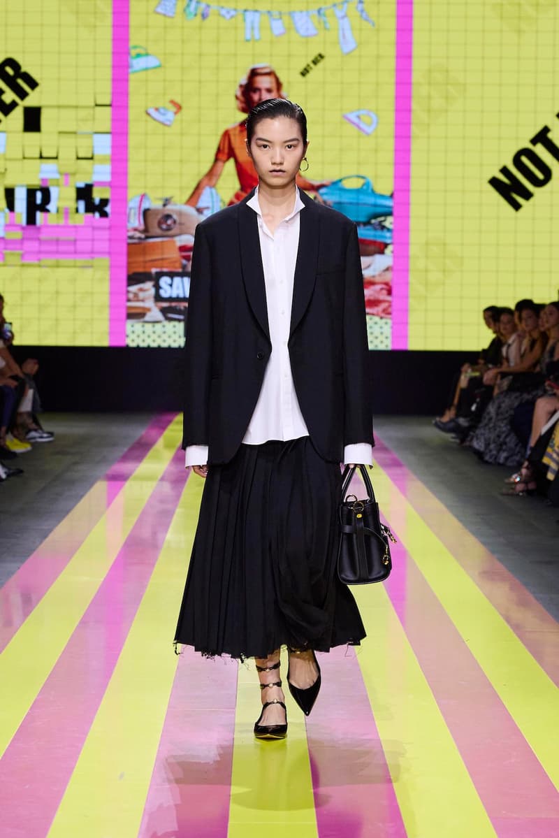 dior 2024 ss paris fashion show week looks set artist story