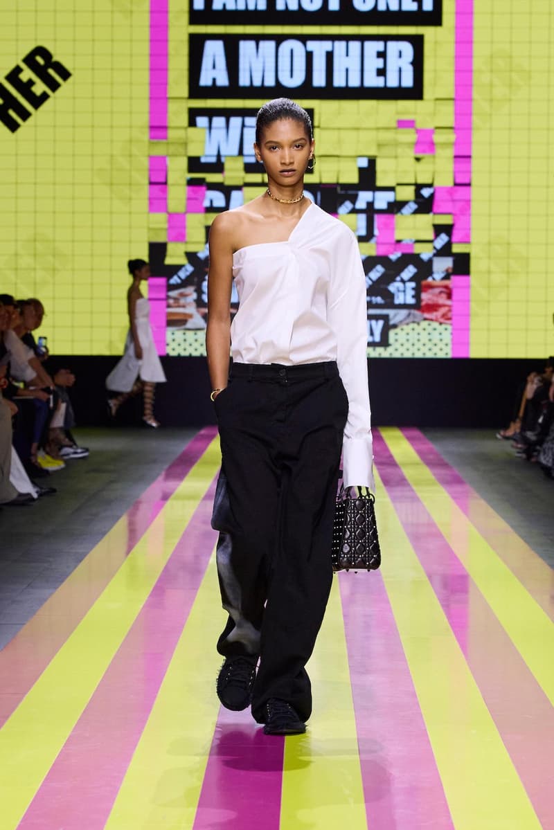 dior 2024 ss paris fashion show week looks set artist story