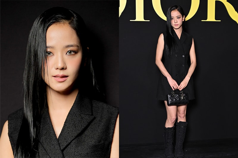 jisoo dior paris fashion 2024 ss blackpink outfit sighting
