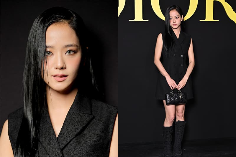jisoo dior paris fashion 2024 ss blackpink outfit sighting