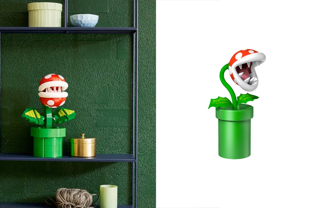 Lego 又推出植栽積木：這一次有點危險... 是 Super Mario 裡的食人花！