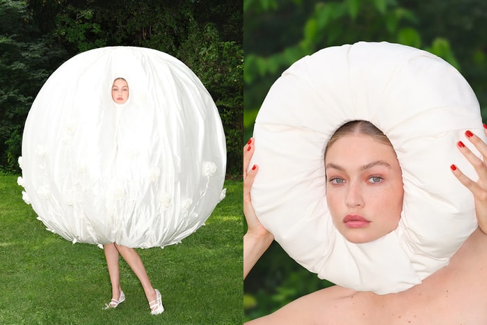 Jacquemus 最新形象照登場:Gigi Hadid 化身巨大雞蛋,粉絲表示:「太可愛了」!