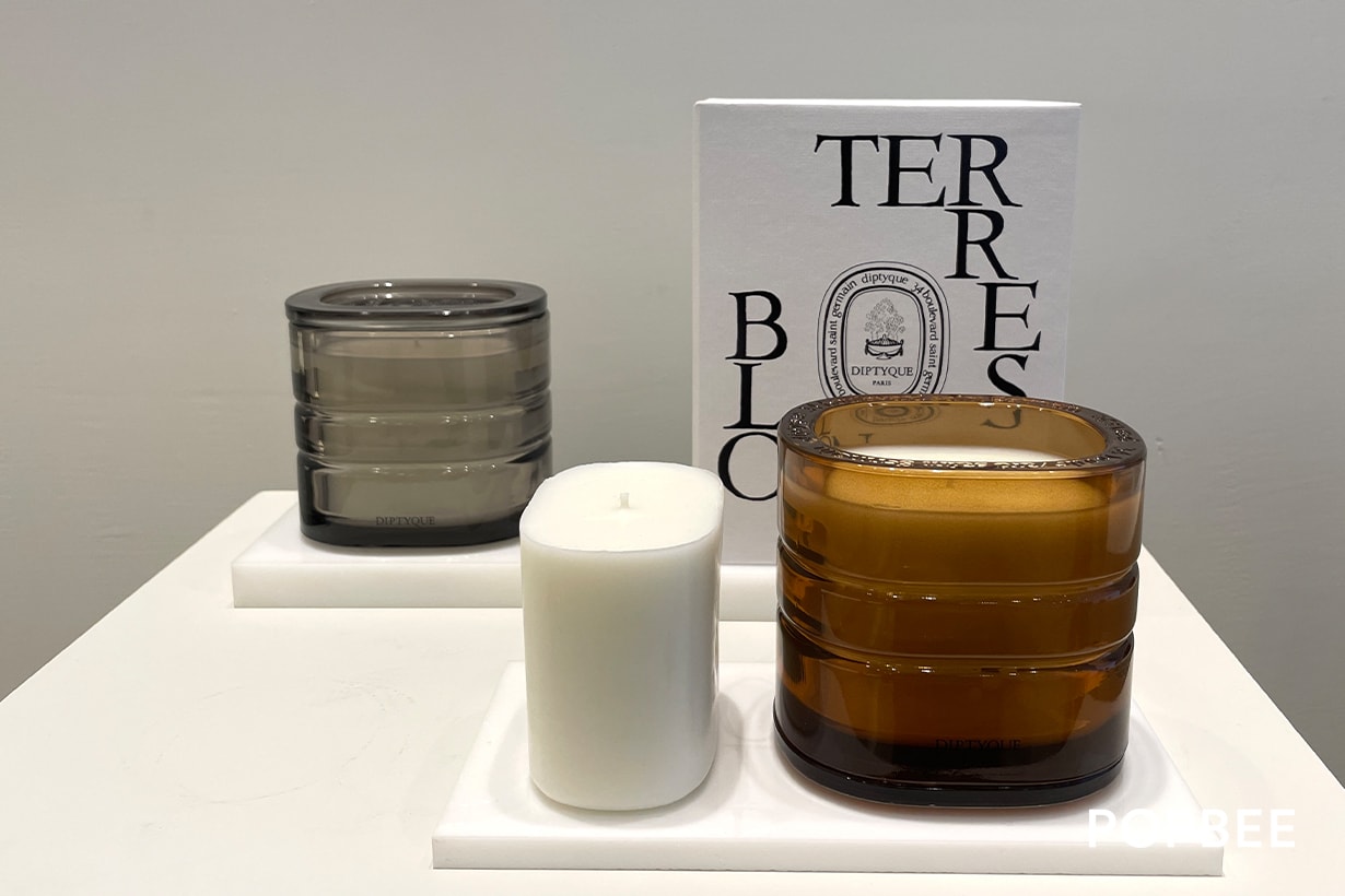 Les Mondes de Diptyque unboxing refill scented candle