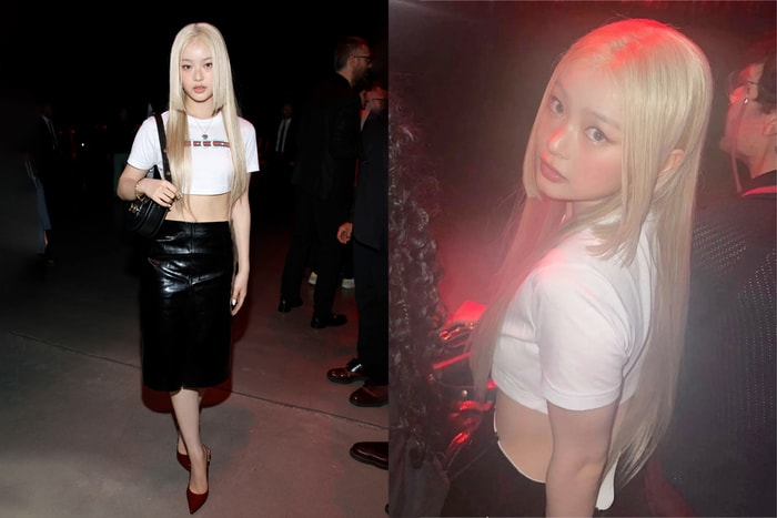 揉揉眼睛:Hanni 現身 Gucci 大秀,長金髮、露腰... 突然變另一個人!