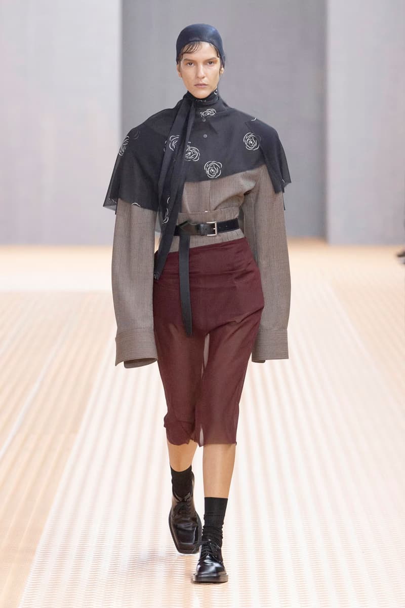 prada milan fashion week 2024 SS runway looks