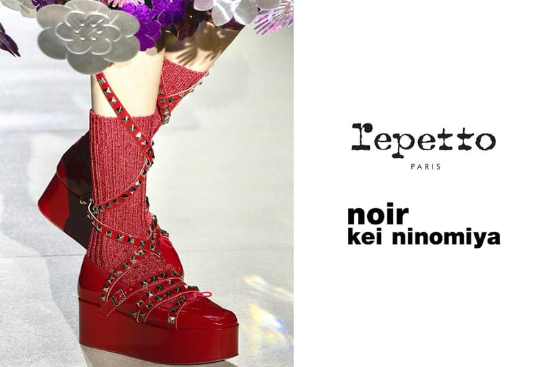 Repetto Noir Kei Ninomiya 聯乘系列 Crossover Shoes Mary Jane