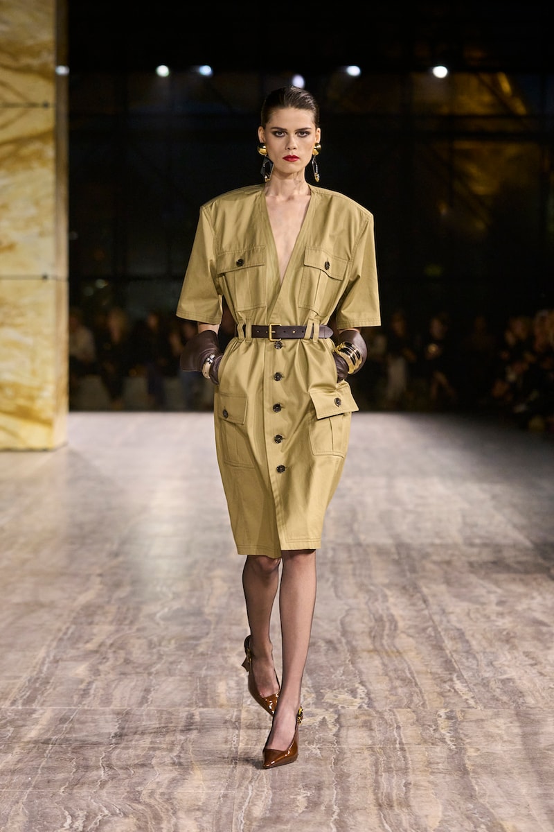 saint laurent 2024 ss paris fashion week looks details