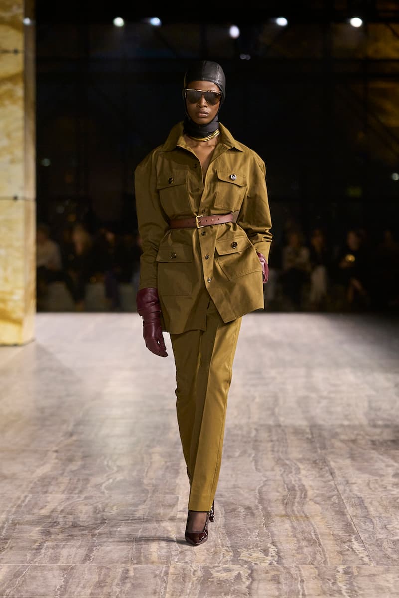 saint laurent 2024 ss paris fashion week looks details